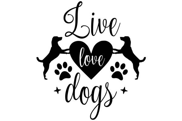 Live, Love, Dogs: A Graphic Design