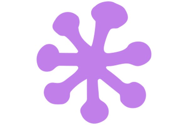 Stylized Purple Flower Design