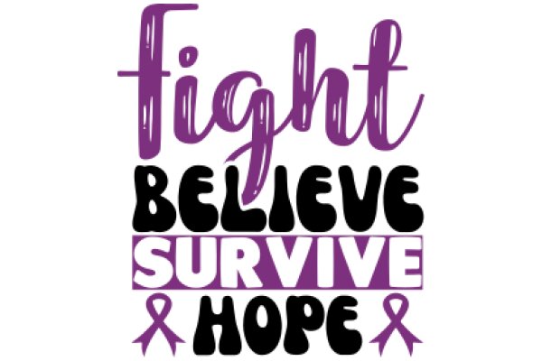 Fight, Believe, Survive: A Purple Ribbon for Hope