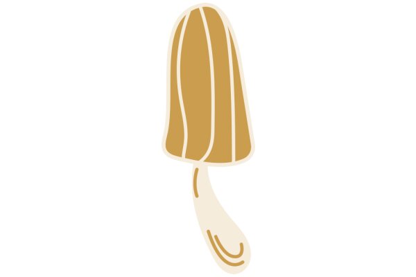 A Delightful Illustration of a Cone-Shaped Candy