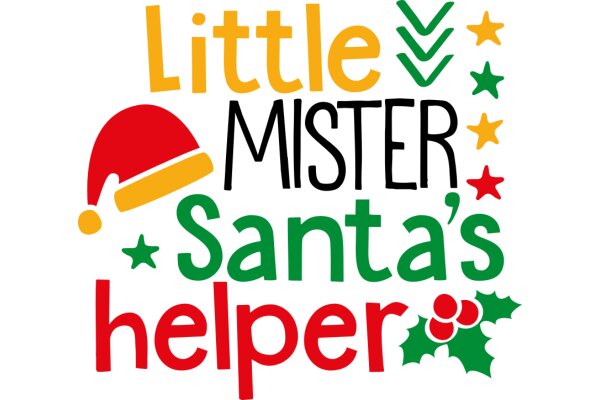 Little Santa's Helper: A Festive Greeting Card