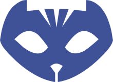 Stylized Blue Cat Icon