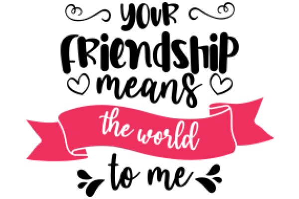 Your Friendship Means the World to Me