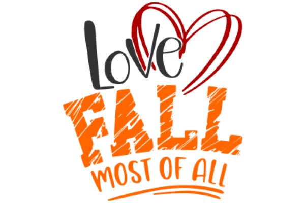 Love Fall Most of All: A Graphic Design