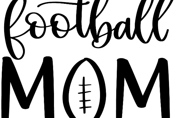 Football Mom: A Graphic Tribute to the Passionate Moms of Football