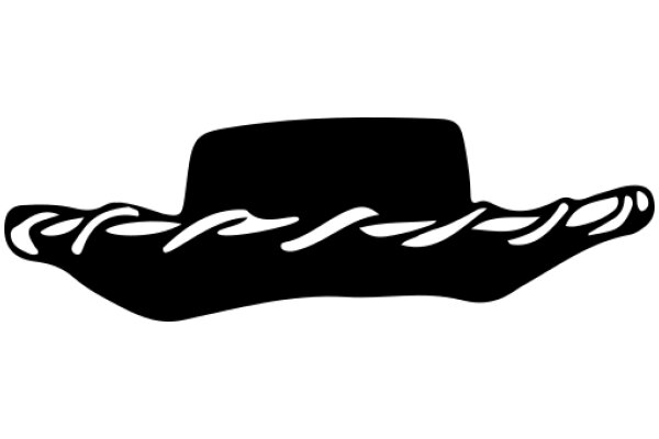 Stylized Illustration of a Sombrero Hat