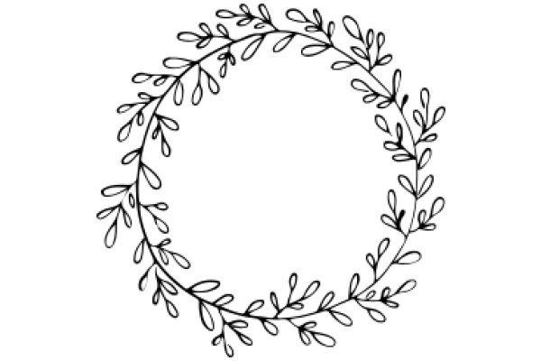 Elegant Floral Wreath