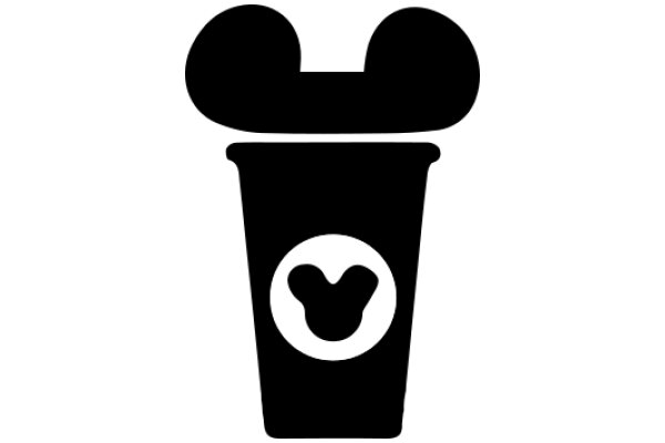 A Icon of Mickey Mouse's Head and Ears, Inside a Cup