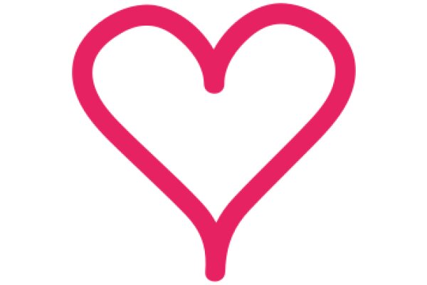 A Simple, Pink Heart Logo