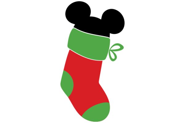 Disney-Inspired Christmas Stocking with Mickey Mouse Ears