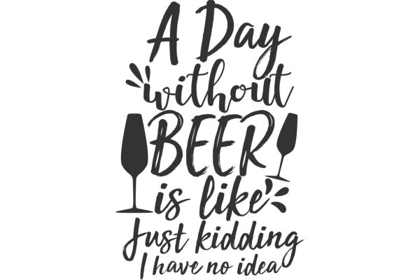 A Day Without Beer Is Like Just Kidding I Have No Idea