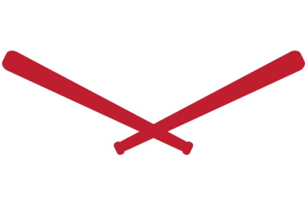 A Red Baseball Bat Against a White Background