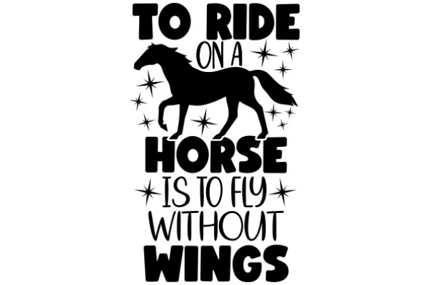 To Ride on a Horse: A Playful Guide to Flying Without Wings