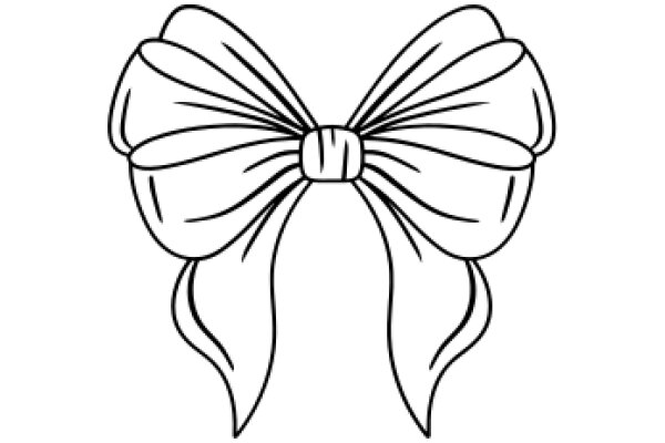 A Simple, White Background with a Bow and a Flower