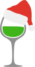 Holiday Cheer: A Festive Wine Glass