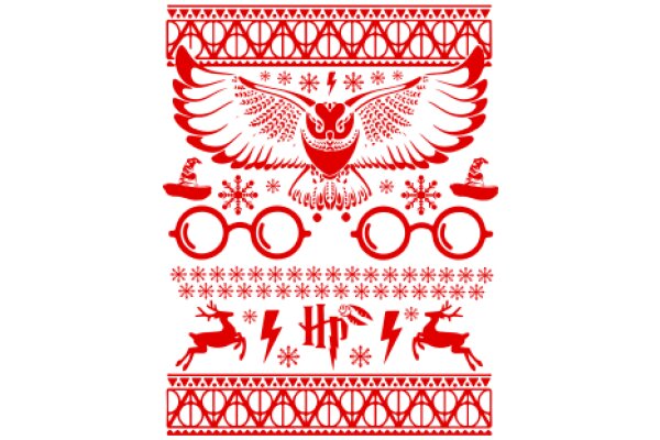 Holiday-Themed Decorations: A Festive Collection of Red and White Designs