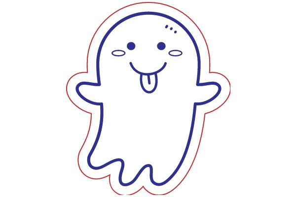 A Friendly Ghost Sticker: A Symbol of Halloween Fun and Spooky Charm