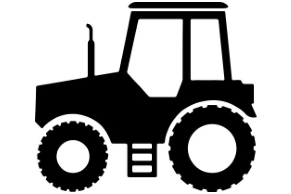 Simplified Icon of a Tractor