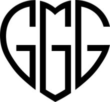 Stylized GGG Logo: A Graphic Design Showcase