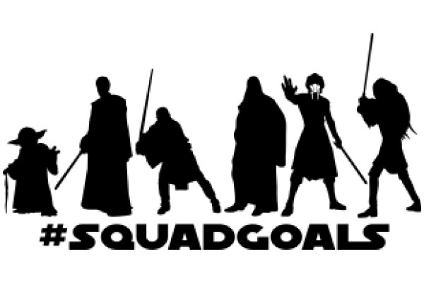 Squad Goals: A Silhouette Tribute to Star Wars Characters