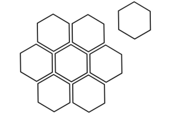 Simplified Chemical Structure of a Honeycomb-like Molecule