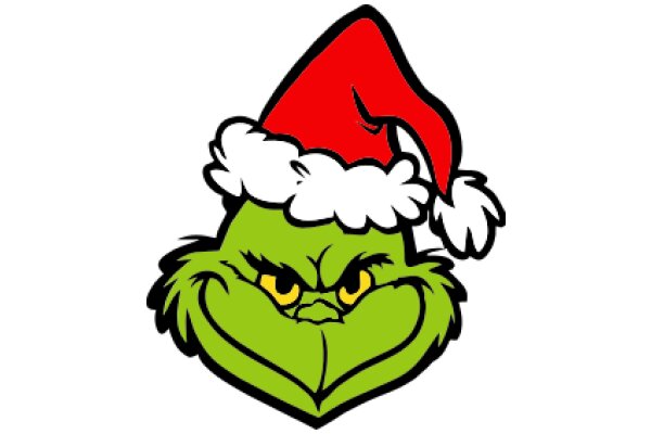 A Festive Holiday Greeting: The Grinch's Santa Hat