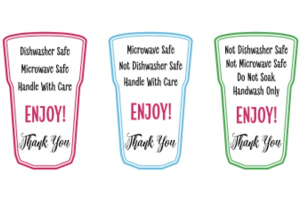 Three Cups of Appreciation: A Visual Guide to Dishwasher Safety and Handling