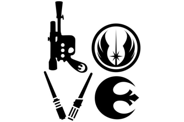 A Collection of Iconic Sci-Fi Symbols