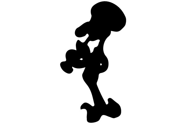 Silhouette of a Cartoon Character