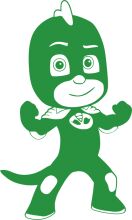 Vibrant Green Superhero: A Friendly and Fun Character