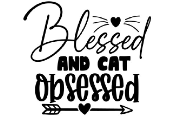 Blessed and Cat Obsessed: A Graphic Design for Pet Lovers