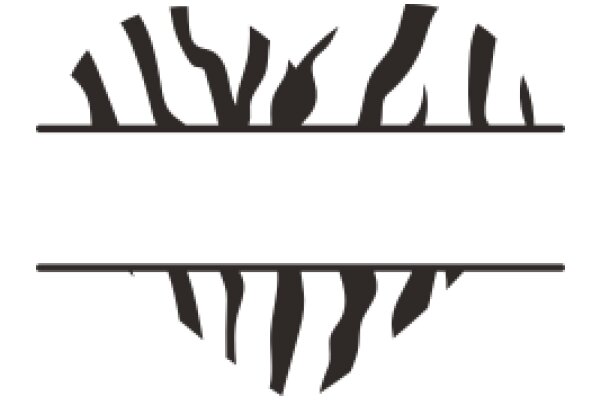 Stylized Zebra Pattern with a Solid Background