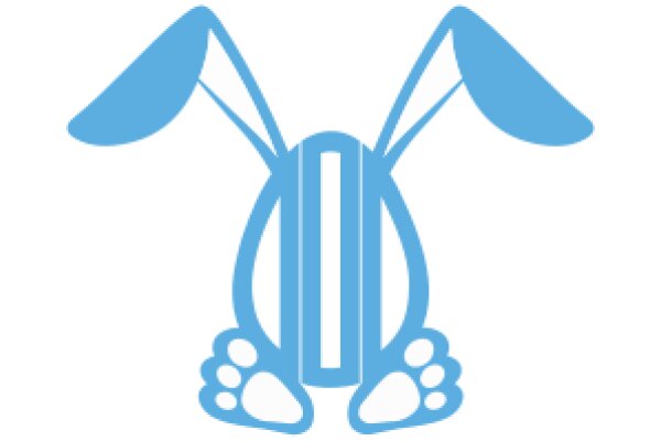 A Blue Bunny Logo