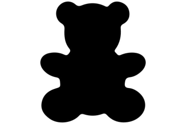 Silhouette of a Teddy Bear