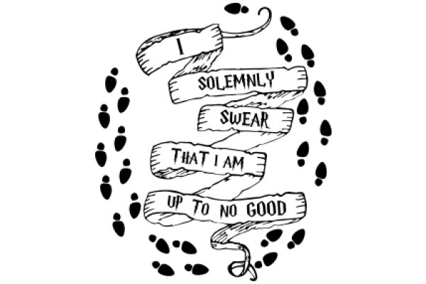 A Hand-Drawn Illustration of a Poem about Solitude and Self-Acceptance