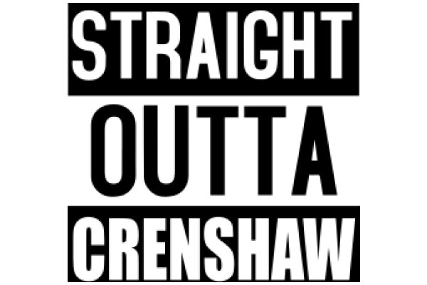 Straight Outta Crenshaw: A Graphic Tribute to the Iconic Neighborhood