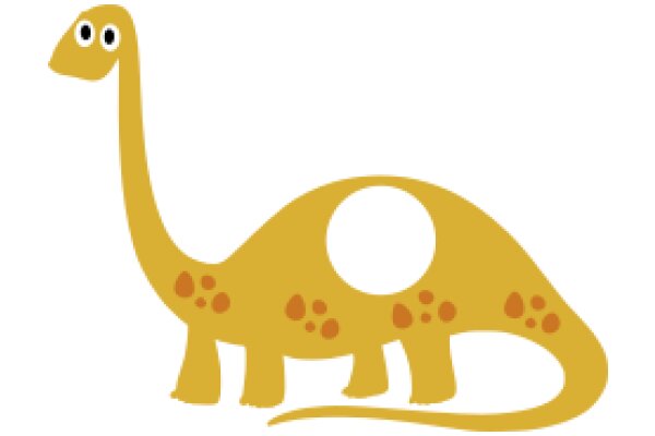 A Friendly Yellow Dinosaur with Spots and a Hole in Its Back