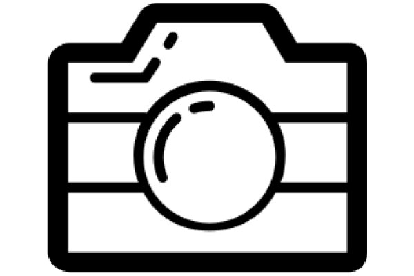 A Pixelated Camera Icon with a Ball Inside