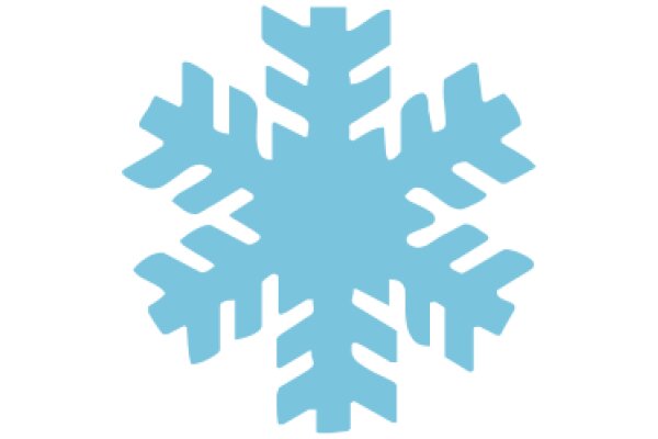 Stylized Blue Snowflake Logo