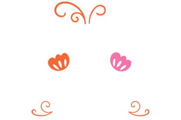 A Simple, Clean Design with Orange and Pink Elements