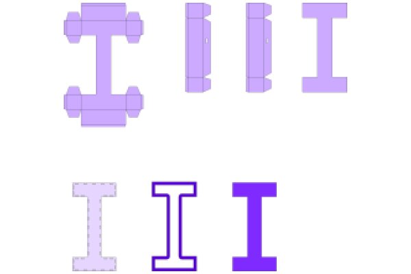 Purple Alphabet: A Visual Guide to the Letters I and L