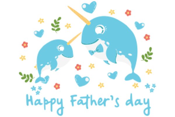 Celebrating Father's Day with Unicorns and Flowers