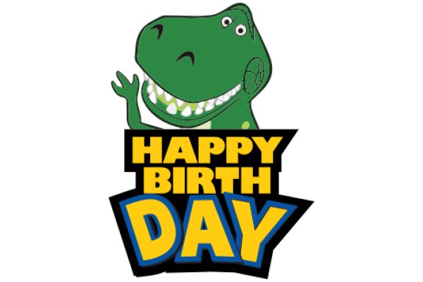 Happy Birthday Day: A Celebratory Greeting from a Friendly Dinosaur