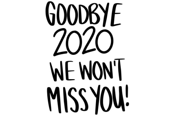 Goodbye 2020, We Won't Miss You!