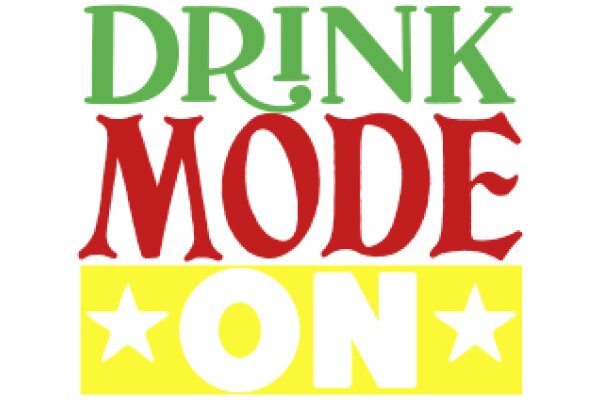 Drink Mode On: A Graphic Design for a Beverage Advertisement