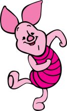 Pink Cartoon Character: A Friendly and Playful Illustration