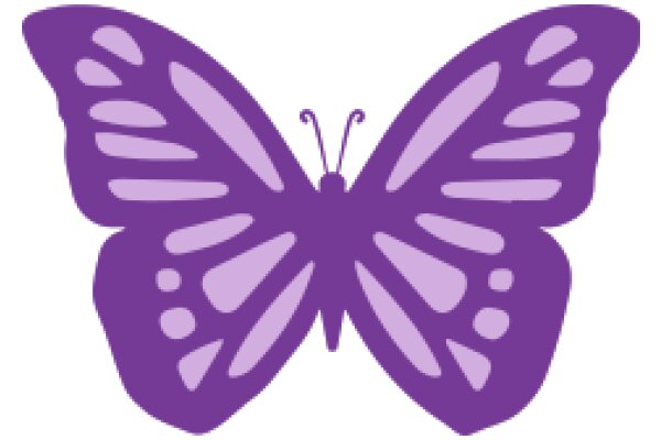 Vibrant Purple Butterfly Logo