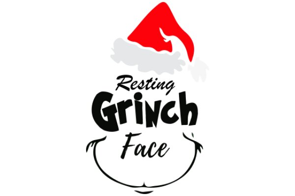 Resting Grinch Face: A Playful and Festive Logo