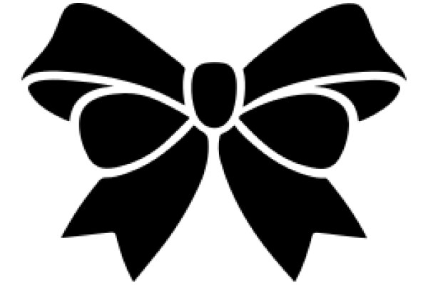 Stylized Black Bow Logo