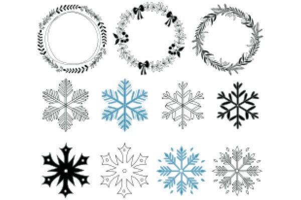 A Symphony of Winter: A Collection of Snowflake Patterns